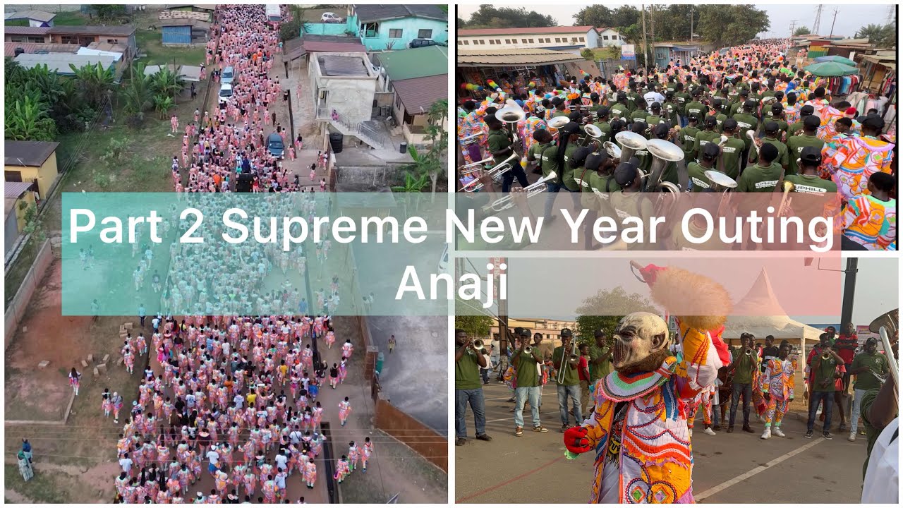 Part 2. Supreme New Year Outing ft. Evergreen Band and Blue Scout Band at Anaji. Ankos in Takoradi