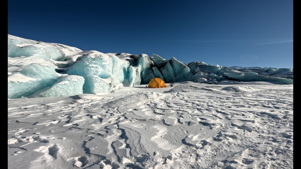 Attempt to make it from Knik Glacier and beyond to Colony Glacier (historical crash site)