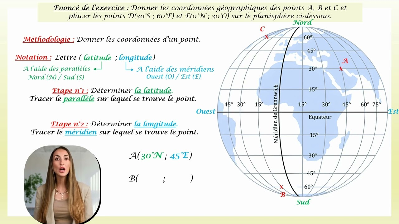 Se repérer sur la sphère terrestre