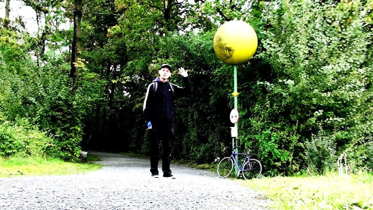 A Scale Model (1:1 Billion) of our Solar System by Bicycle (Planetenweg Emmenbrücke)