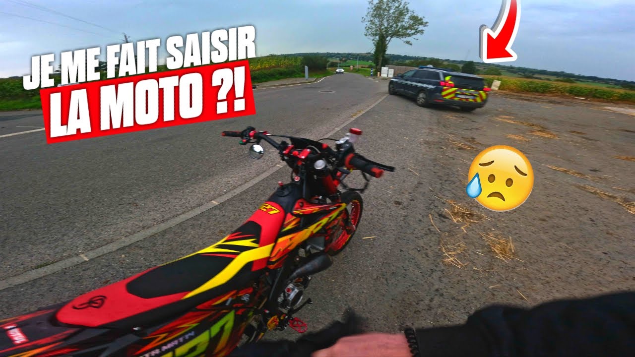 Je me suis fait saisir ma 50cc préparée… 👮🏻 (serrage, rigolade, run)