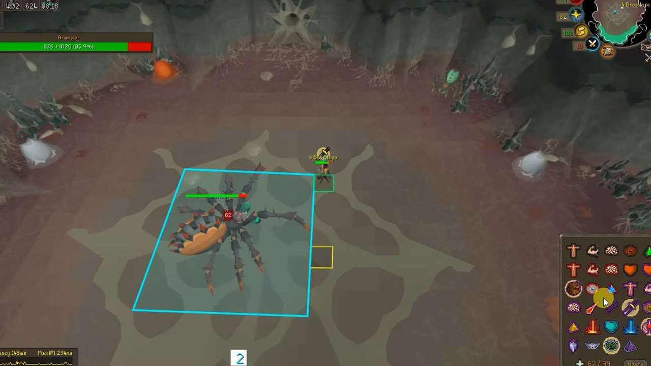 One Trip of Araxxor With Twisted Bow OSRS - Araxxor Twisted Bow Example Kill