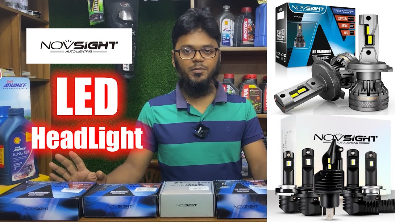 সকল বাইকের আলোর সমস্যা দূর করুন | Novsight LED Headlight | Riders Lane
