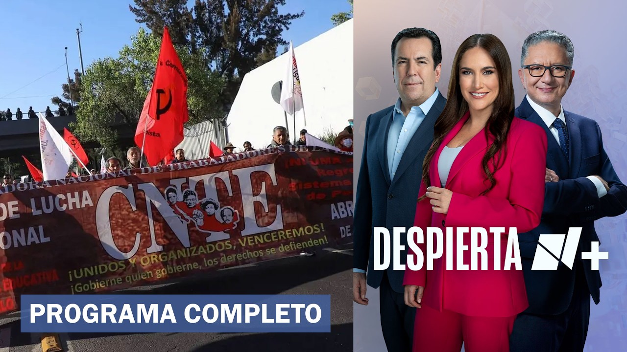 Marcha de maestros de la CNTE hoy en CDMX | Despierta - 18 de marzo de 2026