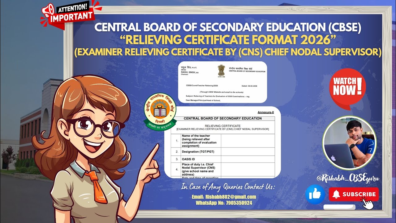 ✍️ 𝐂𝐁𝐒𝐄 𝐑𝐞𝐥𝐢𝐞𝐯𝐢𝐧𝐠 𝐂𝐞𝐫𝐭𝐢𝐟𝐢𝐜𝐚𝐭𝐞 𝟐𝟎𝟐𝟔 𝐛𝐲 𝐂𝐍𝐒 | 𝐀𝐟𝐭𝐞𝐫 𝐂𝐨𝐩𝐲 𝐂𝐨𝐫𝐫𝐞𝐜𝐭𝐢𝐨𝐧 𝐃𝐮𝐭𝐲 𝐆𝐮𝐢𝐝𝐞 | 𝐄𝐯𝐚𝐥𝐮𝐚𝐭𝐢𝐨𝐧 𝐃𝐮𝐭𝐲 𝟐𝟎𝟐𝟔
