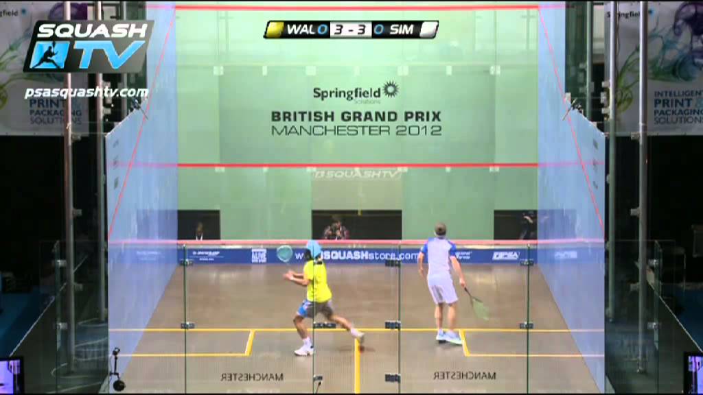 Squash : MegaRallies - Alister Walker v Chris Simpson - EP6