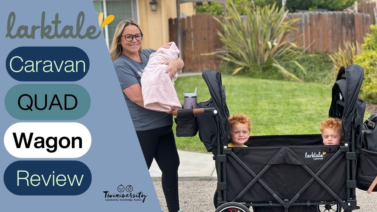 Larktale Caravan QUAD Stroller Wagon Review