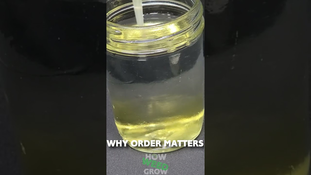 PROOF THAT NUTRIENTS CANCEL OUT!! WHY ORDER MATTERS! How to Mix Synthetic Fertilizers #shorts #howto