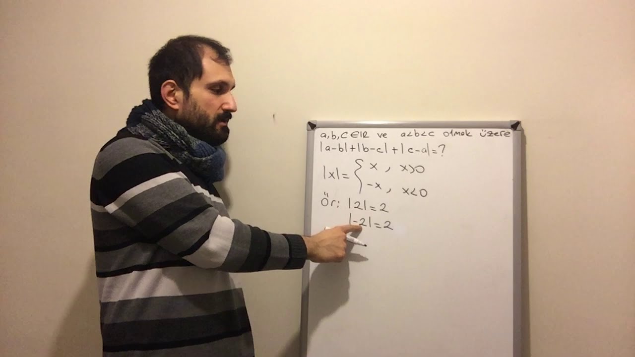 Mutlak Değer nedir? Ne işe Yarar? Basit bir &Ouml;rnek ile Anlattım.