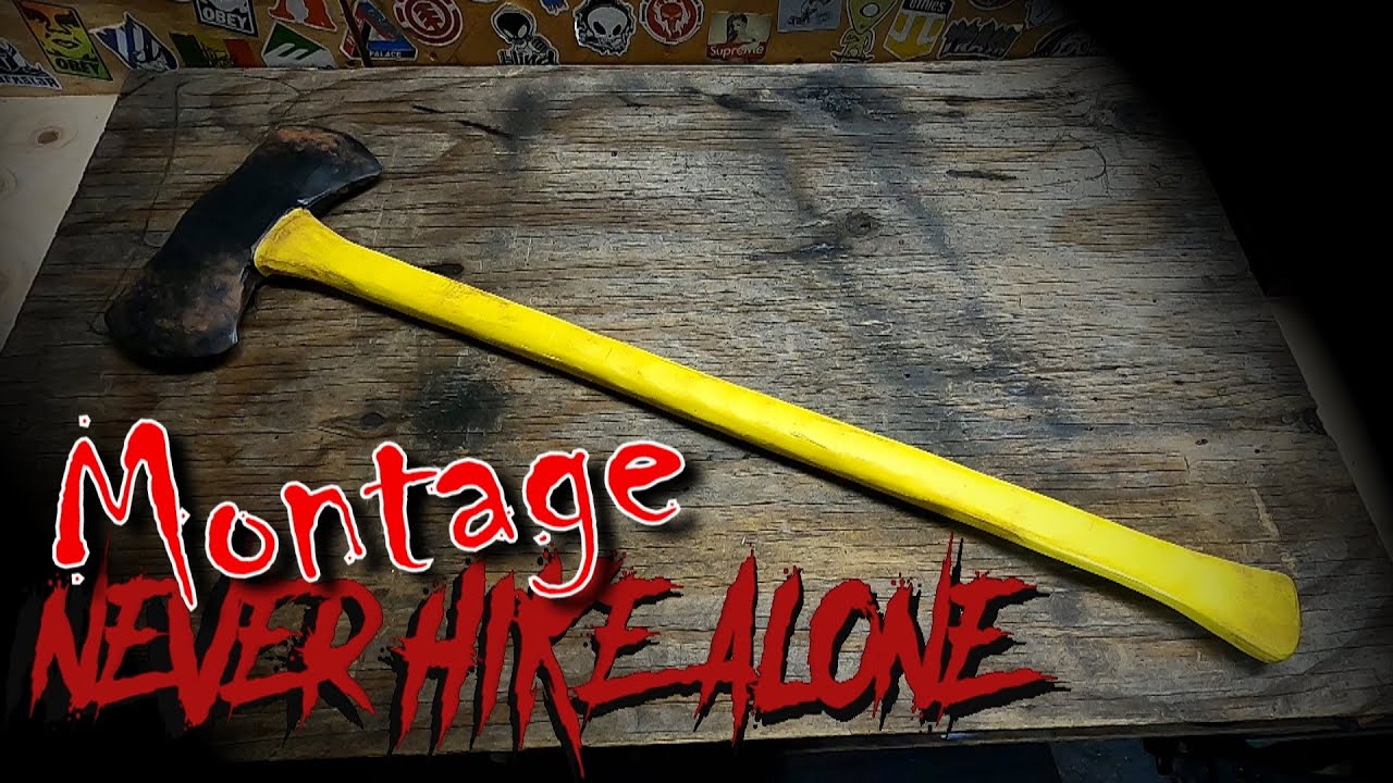 Never Hike Alone 2 Double Headed AXE PROP MONTAGE - DIY AXE PROP - Ghost Jason Voorhees