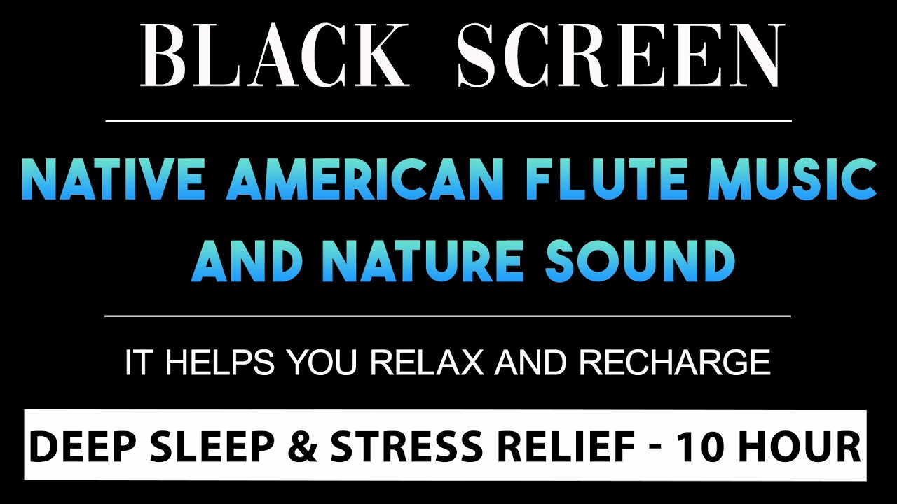 🌙 Native American Flute & Rain Sounds | Perfect for Deep Sleep & Stress Relief | No Ads - 10 Hour