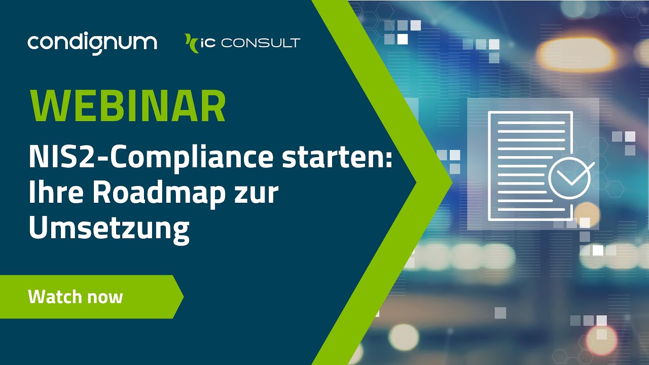Webinar: NIS2-Compliance starten: Ihre Roadmap zur Umsetzung