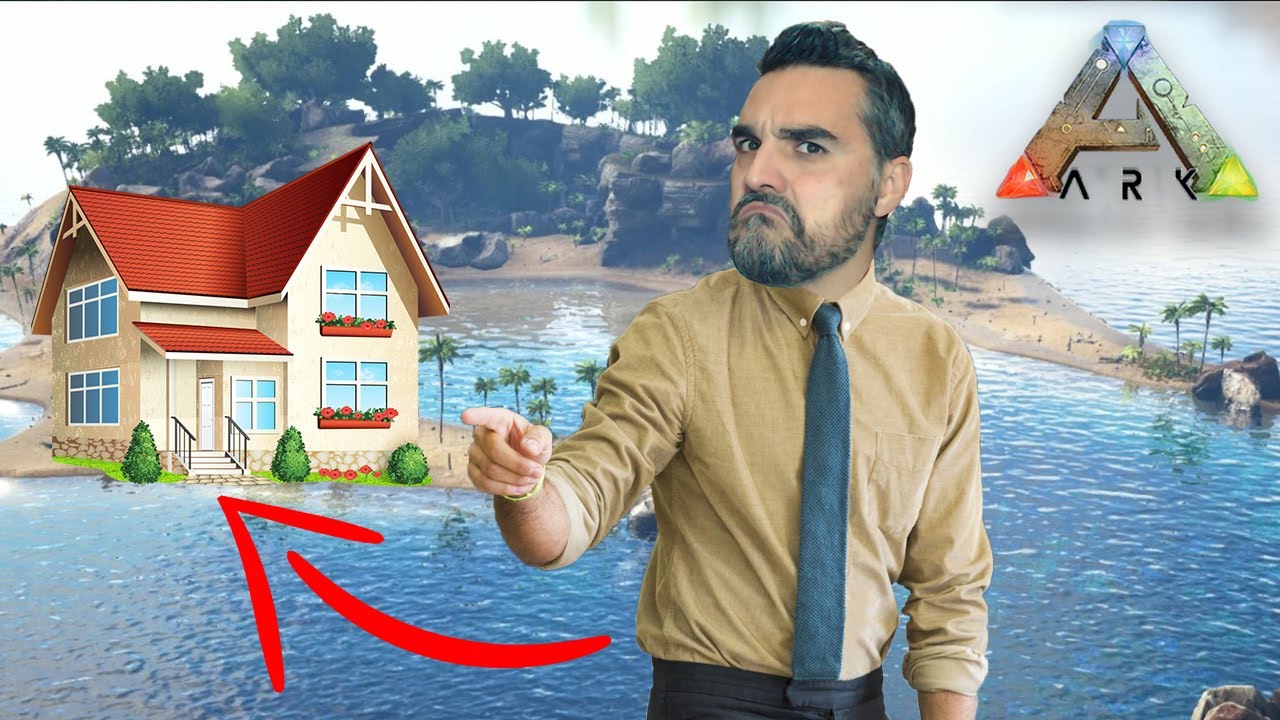 TOP 5 UBICACIONES para HACER BASE en ARK THE ISLAND// MEJORES LUGARES para CONSTRUIR TU CASA en 2021