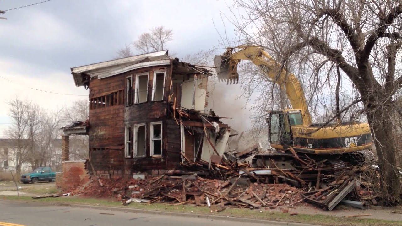 Detroit House Demolition