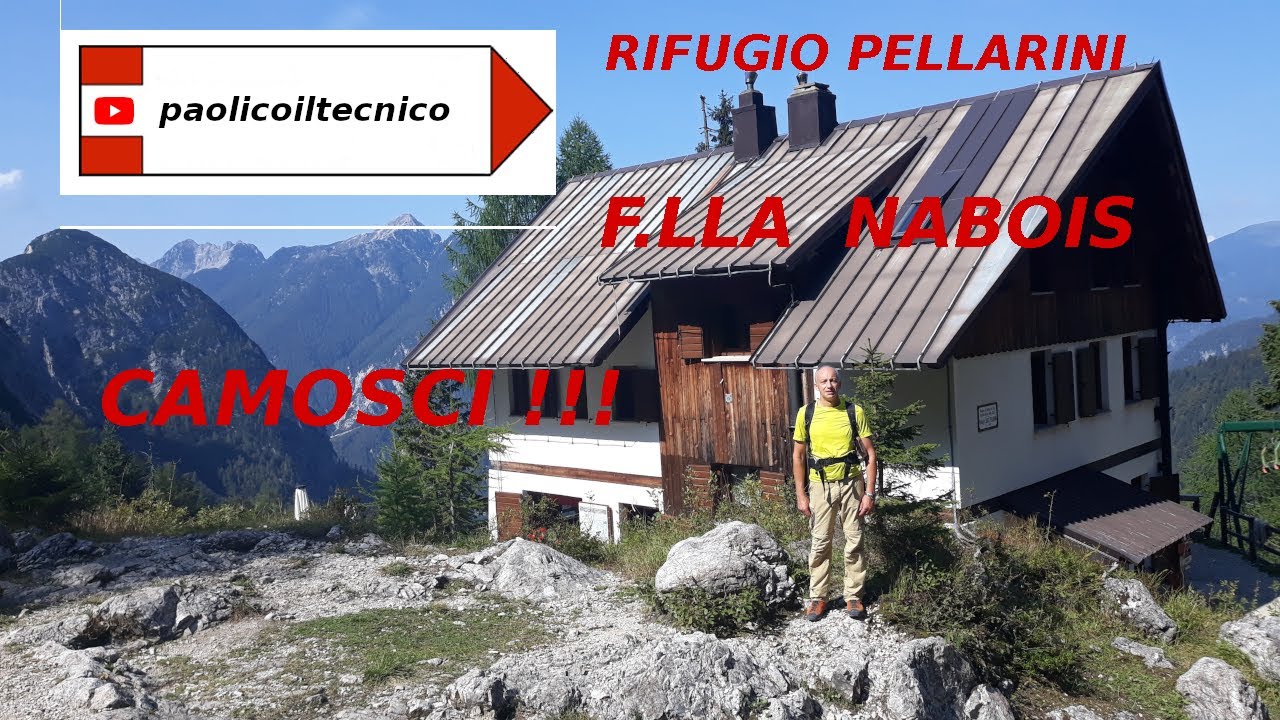 Rifugio Pellarini, Sella Nabois dalla Val Saisera  (e 33)