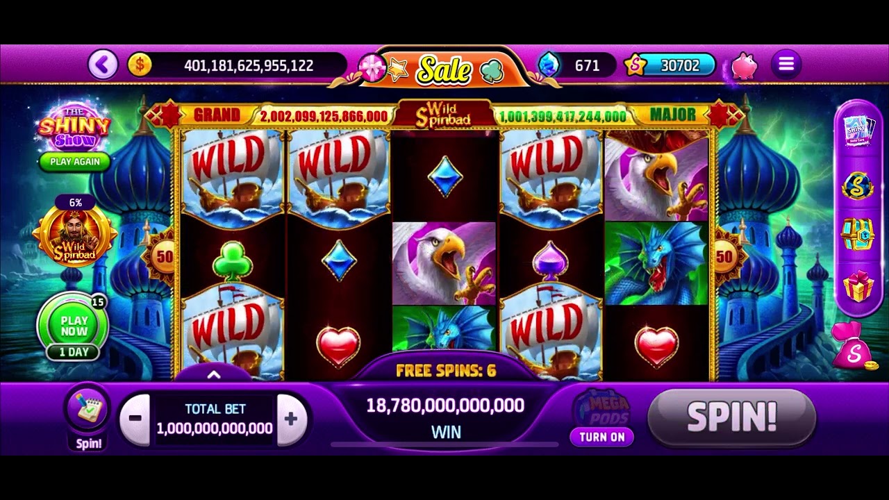 Slotomania Wild Spinbad Free Spins Bonus Sticky Wild Ultra Win Casino Slot Video Game