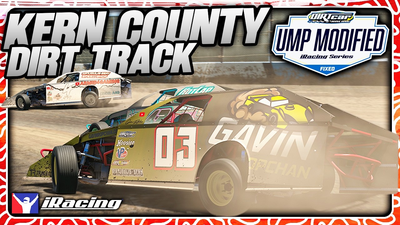 Гонка UMP Modified на трассе Kern County | iRacing Dirt