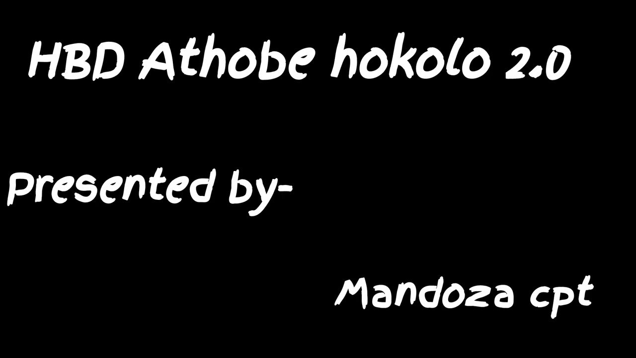 HBD Athobe hokolo 2.0_mandoza cpt