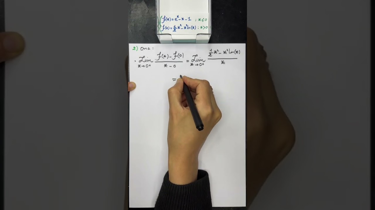 لايف : تمرين دراسة الدالة رائعة  Etude de fonction استعدادا للامتحان الوطني