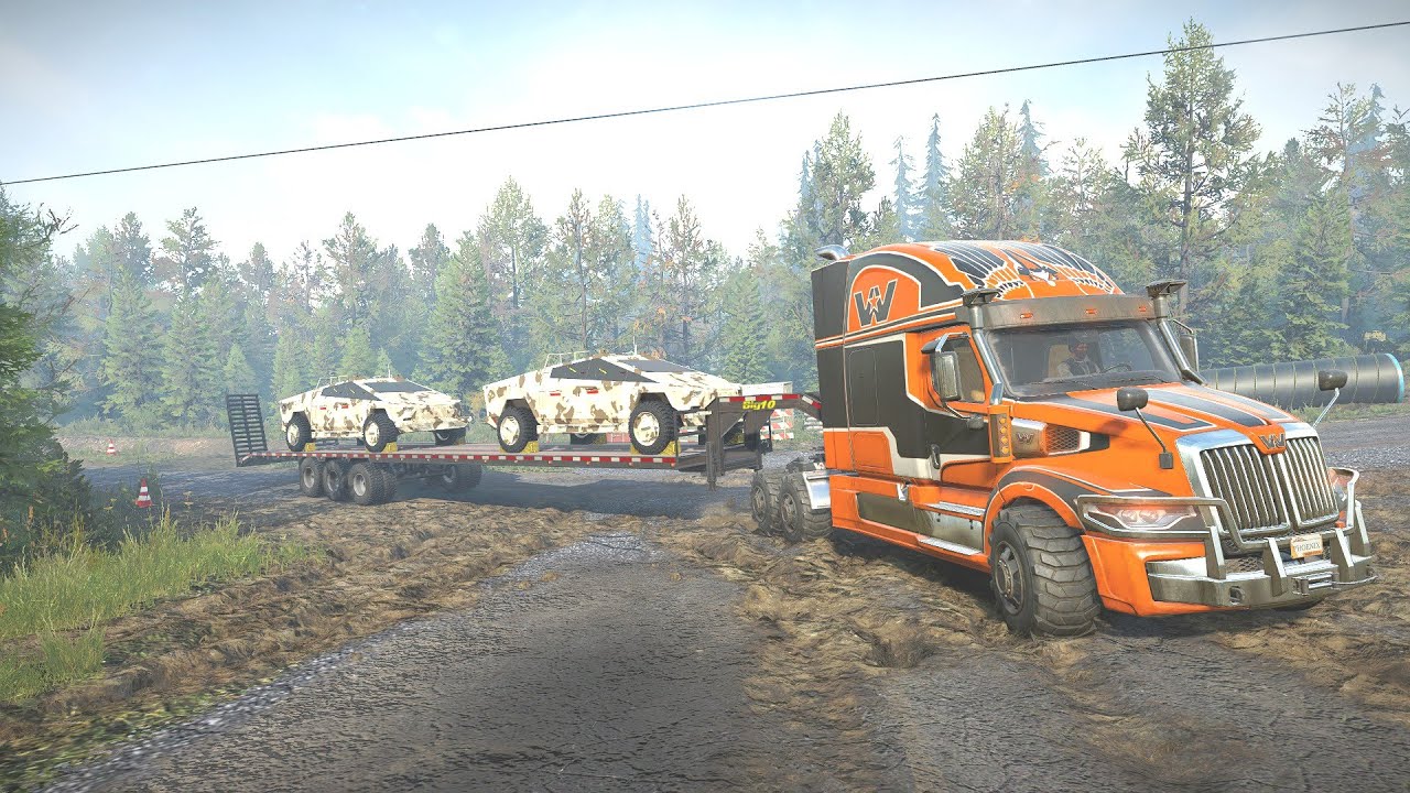 Tesla Cybertruck Car - Mode of transport | Truck - Body style : Western Star | EnhCrea #145