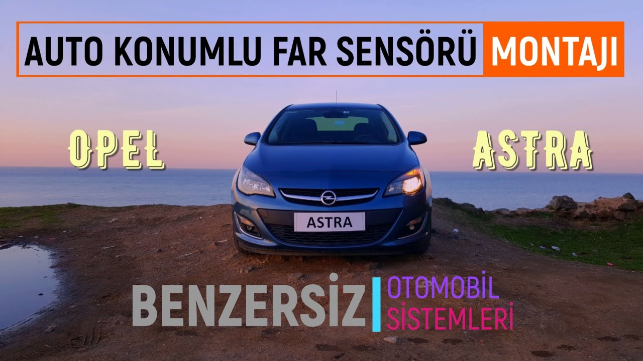 #14# Opel Astra J - Auto Konumlu Far Sensörü Montajı (Auto Position Headlight Sensor)