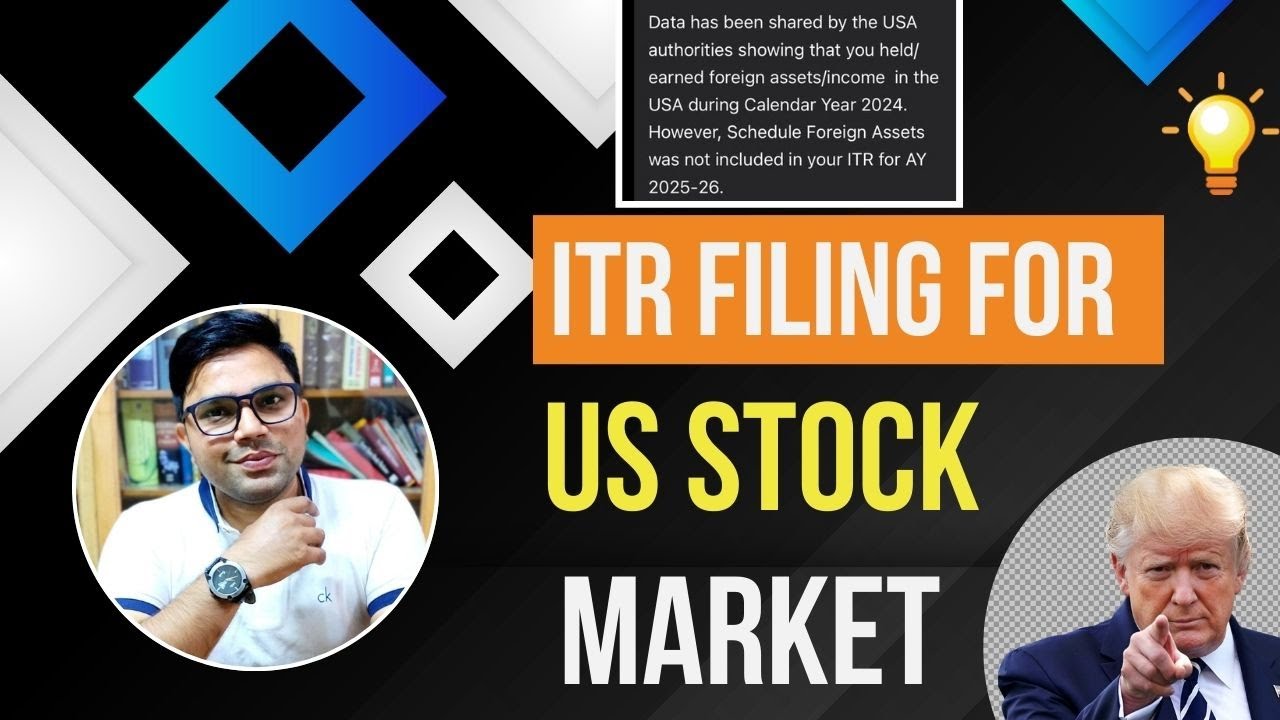 ITR Filing For US Stock | How To File ITR For American Stock Exchange | US Stock Market ITR Filing 