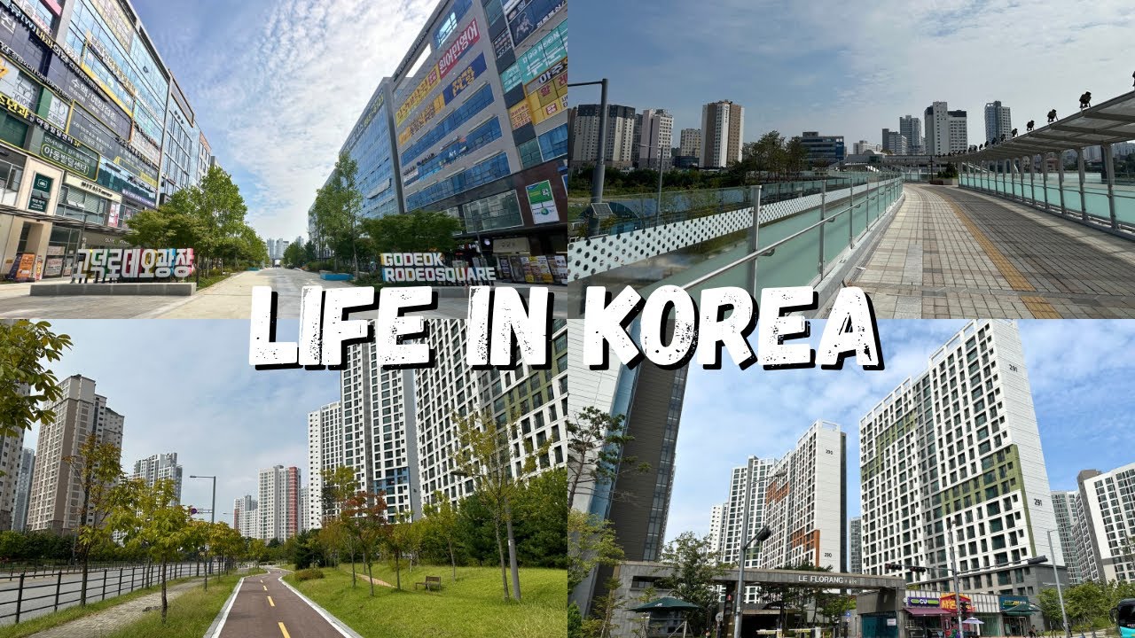 ПЕШЕХОДНАЯ ЭКСКУРСИЯ ПО МОЕМУ КОРЕЙСКОМУ РАЙОНУ 🇰🇷🏠 Пхёнтхэк, Южная Корея