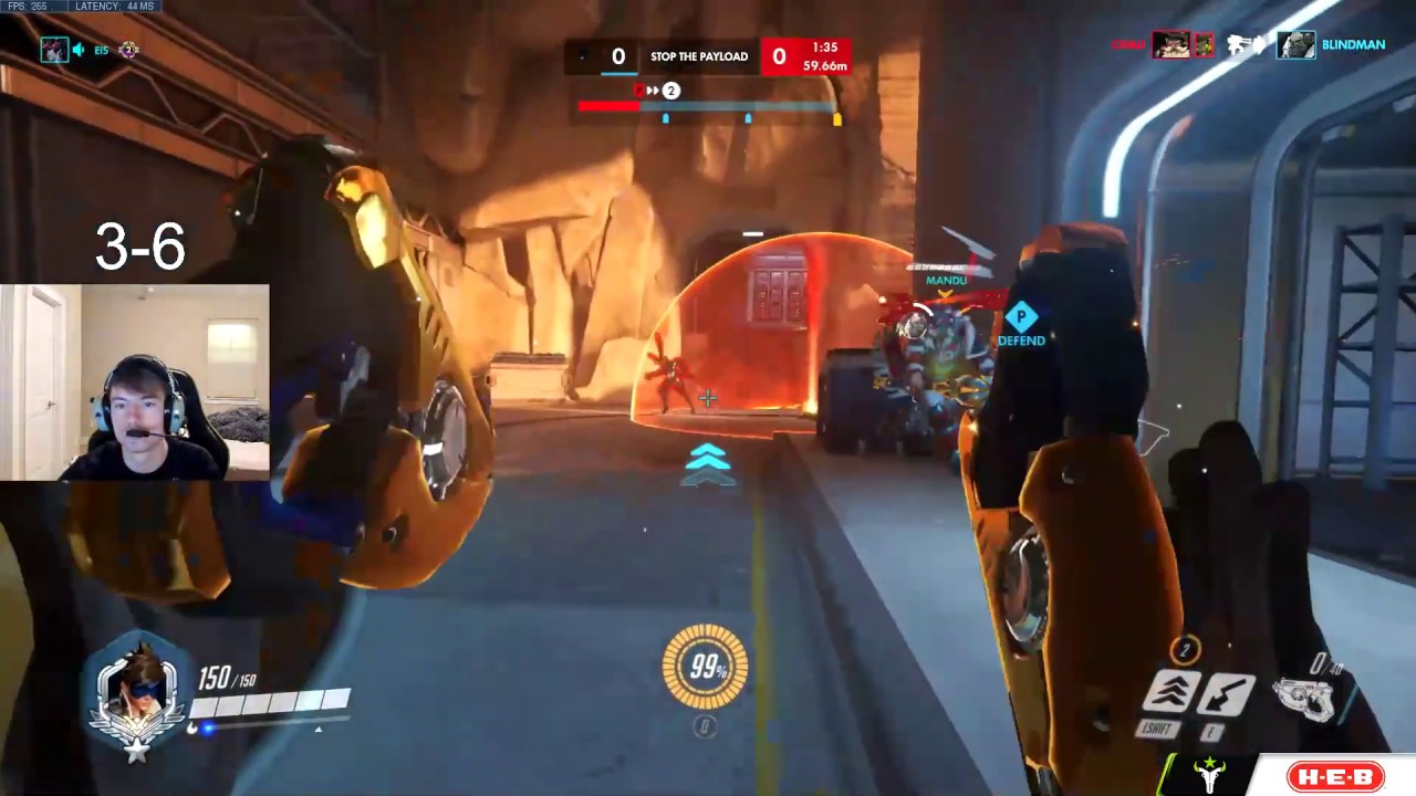 DANTEH PRO TRACER GAMEPLAY! 41 ELIMS! [ OVERWATCH SEASON 21 TOP 500 ]