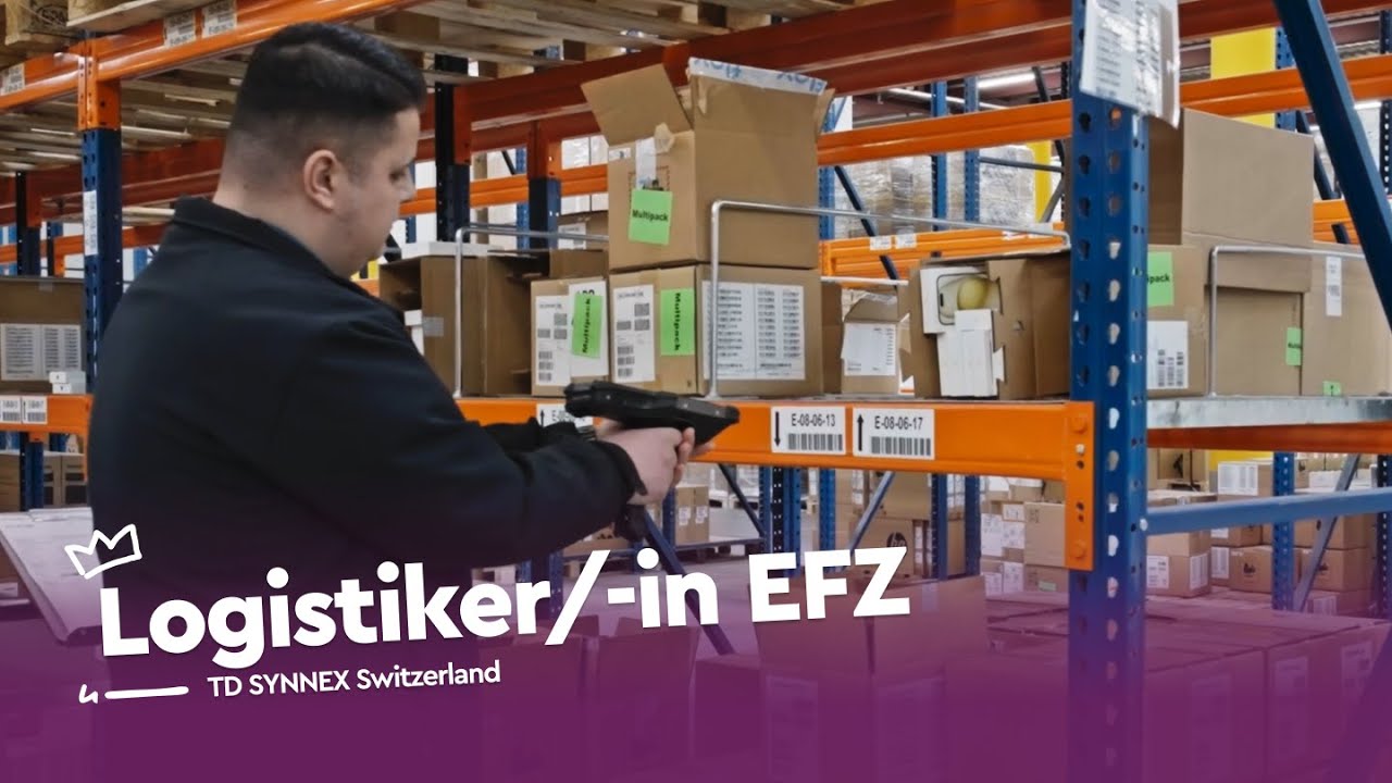 Werde Logistiker/-in EFZ bei TD SYNNEX Switzerland | Lehrstellenvideo | Yousty