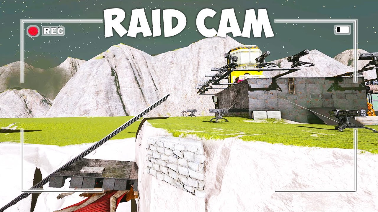 Ark Raid Cam - Valguero Raid Reminds Me Of The Old Days Of Raiding!!