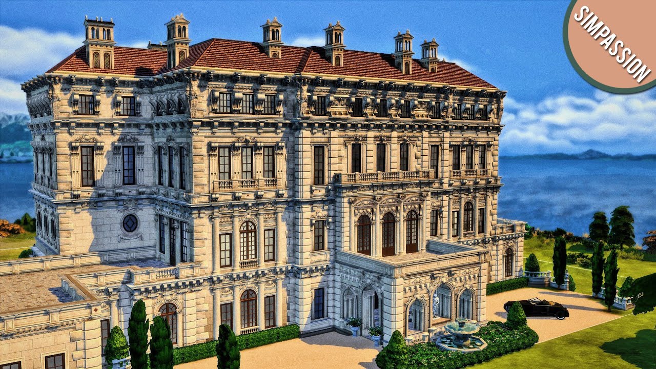 The Breakers│CC│The Sims 4│Speed Build│SIMPASSION