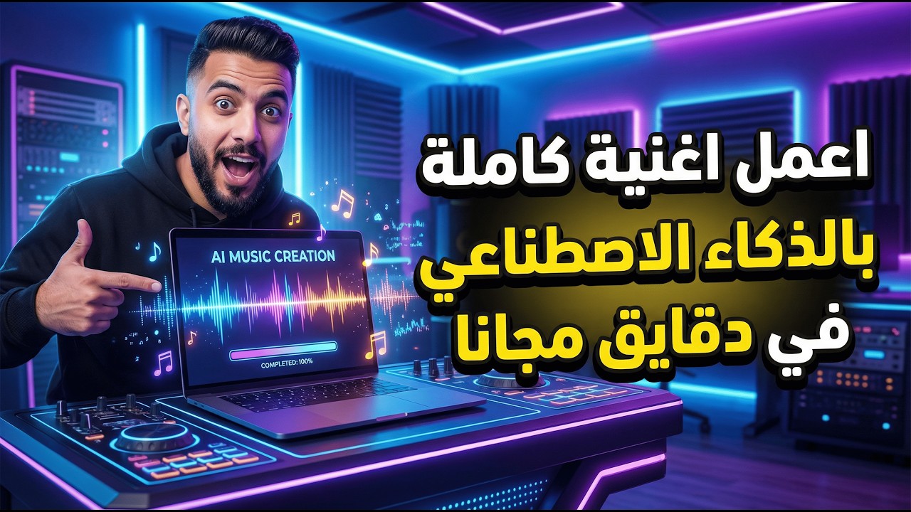 🚀 اعمل أغنية كاملة بالذكاء الاصطناعي في دقايق مجانا | شرح موقع Tunesona بالتفصيل