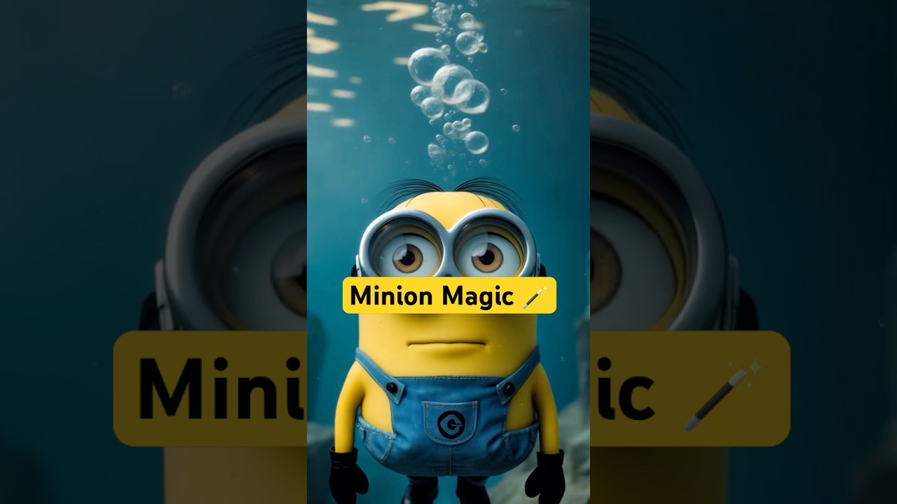 Abra Kadabra! Minion Vanishes in Water! 😲💦