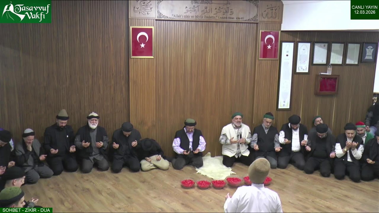 CANLI YAYIN -ZİKİR -DUA- 12.03.2026 #mustafaözbağ #tasavvufvakfı #canlı #üstat #tasavvuf