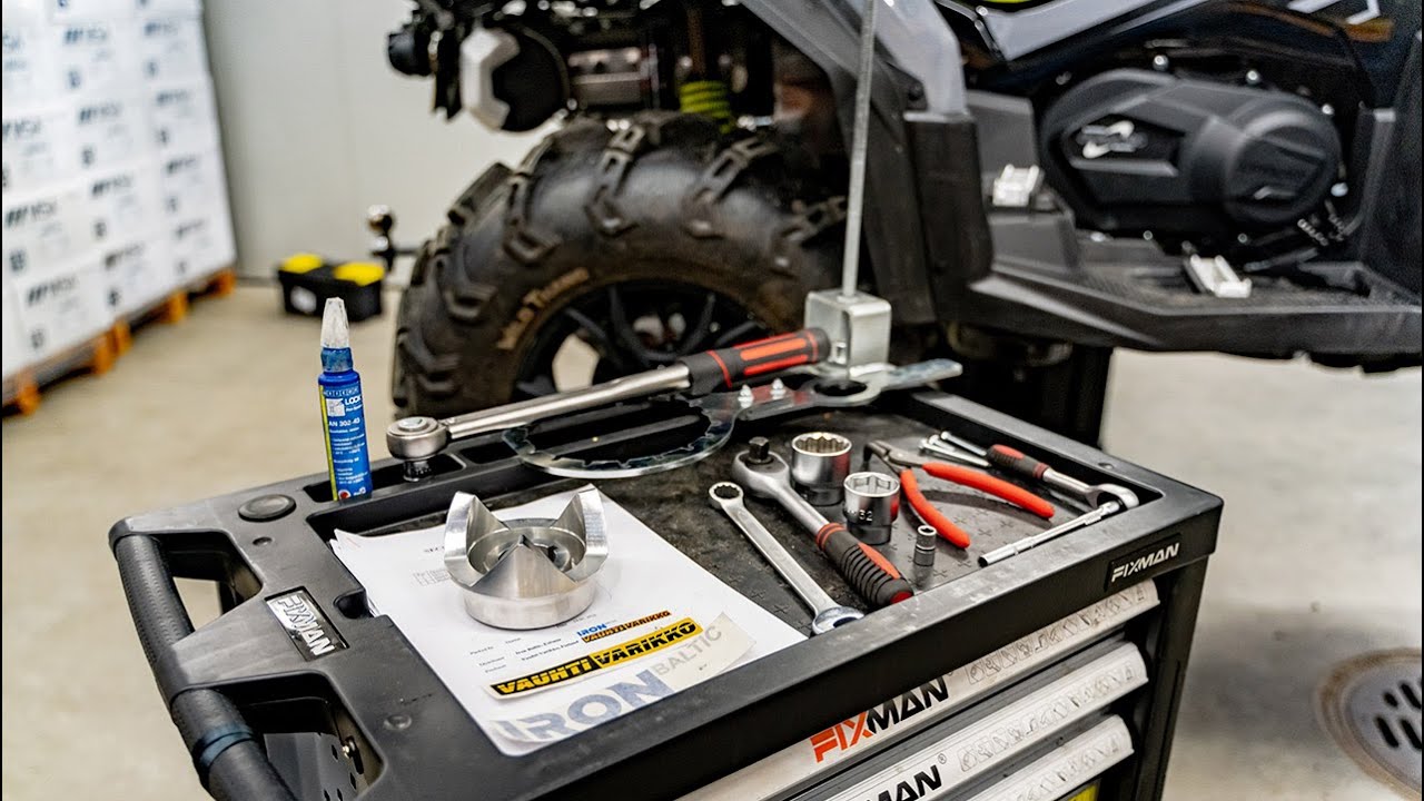 CFMOTO Clutches / Secondary Clutch HELIX / CVTech LP3 Installation