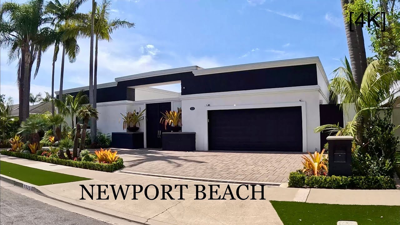 NEWPORT BEACH California - driving tour [4K]
