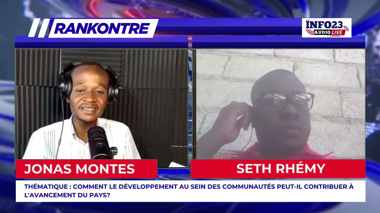 Comment le developpement des communautes peut faire avancer un pays? Envite: Seth Remy