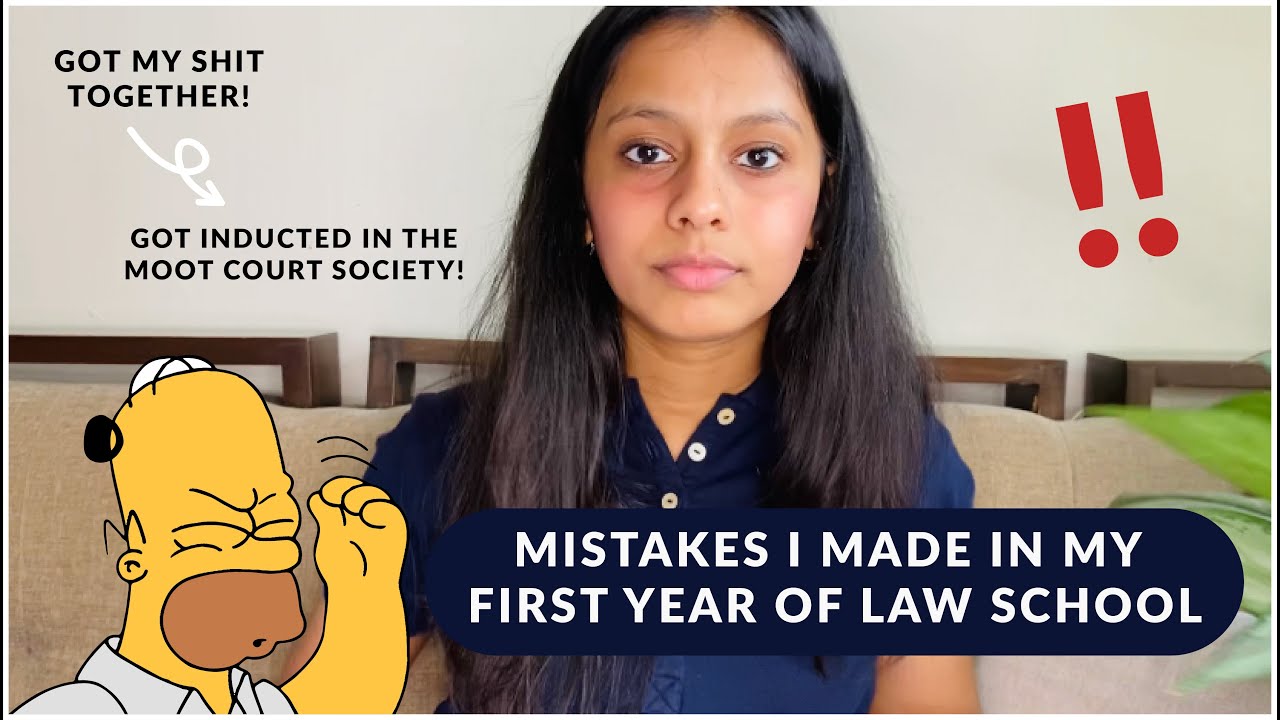 Mistakes I made in my 1st year of law school and how I got my life together!