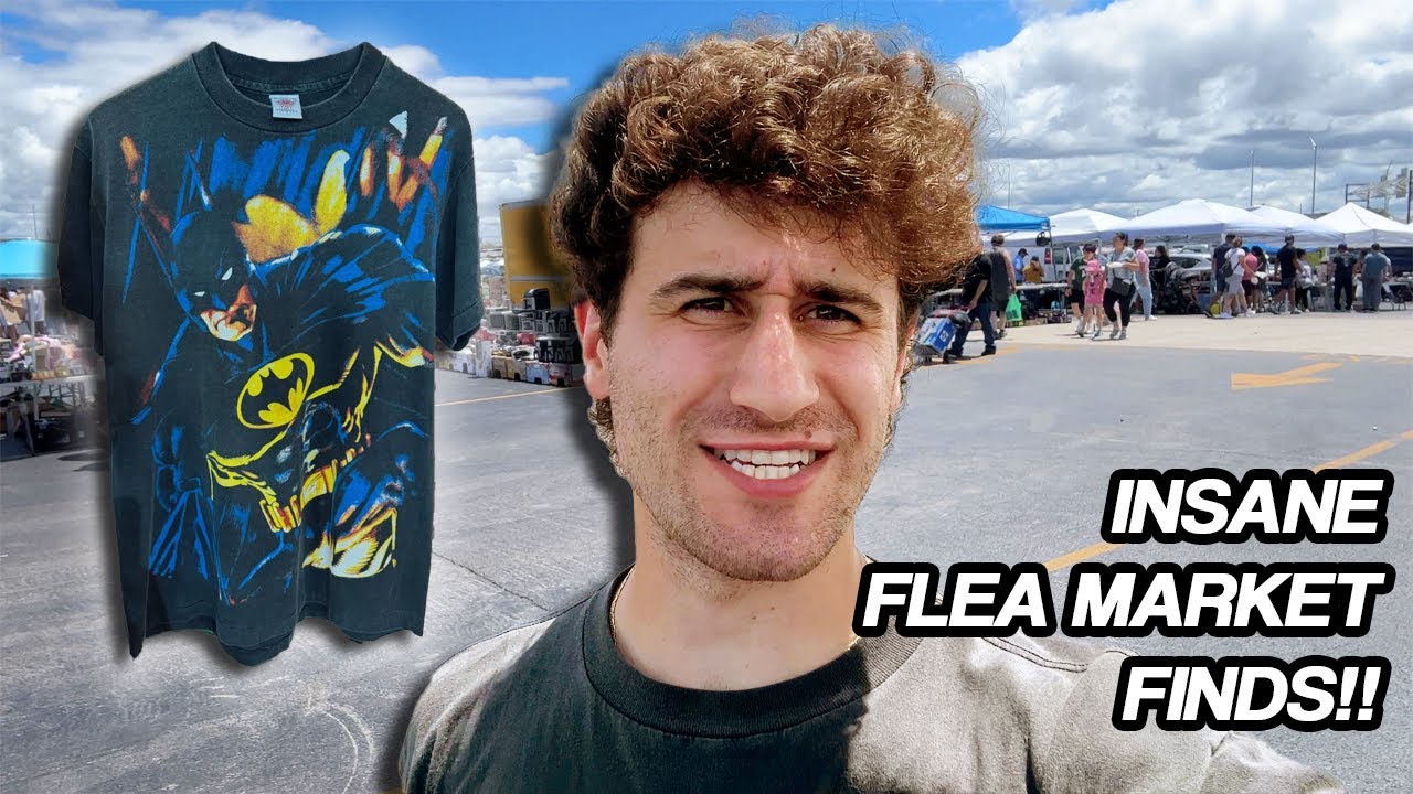 I Bought Way Too Much Vintage Clothes At This Flea Market!!