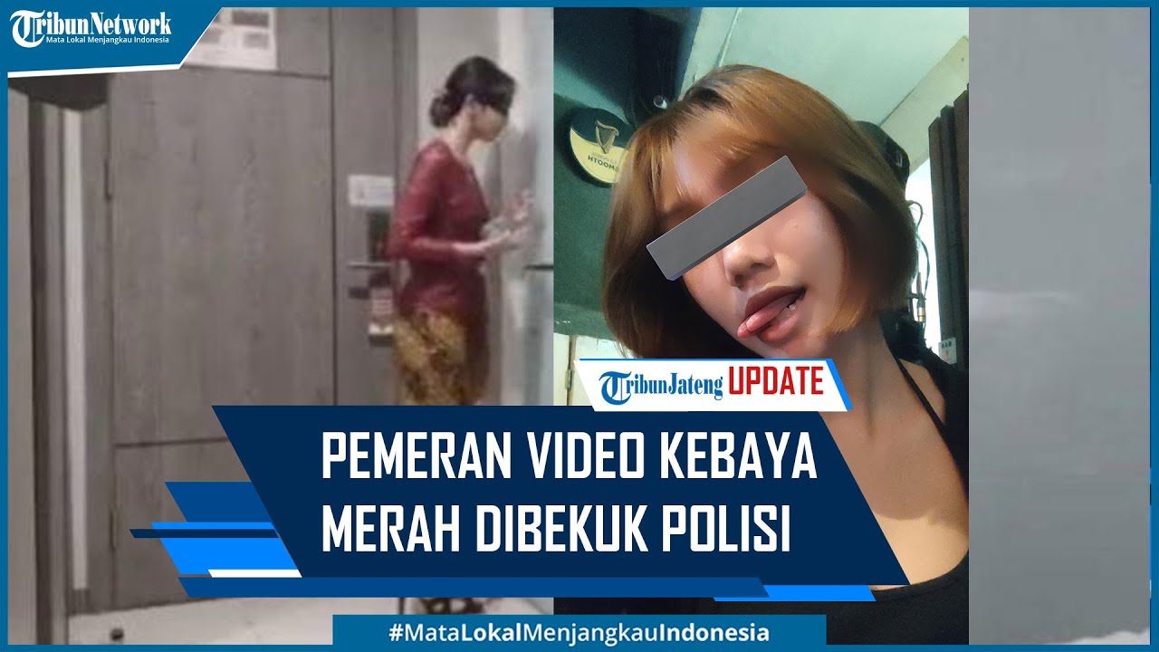 2 Warga Surabaya Pemeran Video Syur Kebaya Merah Dibekuk Polisi
