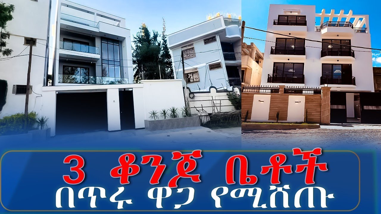3 የሚሸጡ የተለያዩ ዘመናዊ ቤቶች@Addistube14 #ethiopia #home #fetadaily #ebs #abelbirhanu 