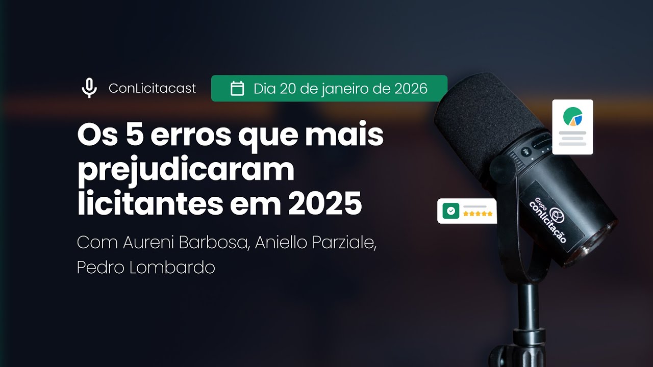 Os 5 erros que mais prejudicaram licitantes em 2025