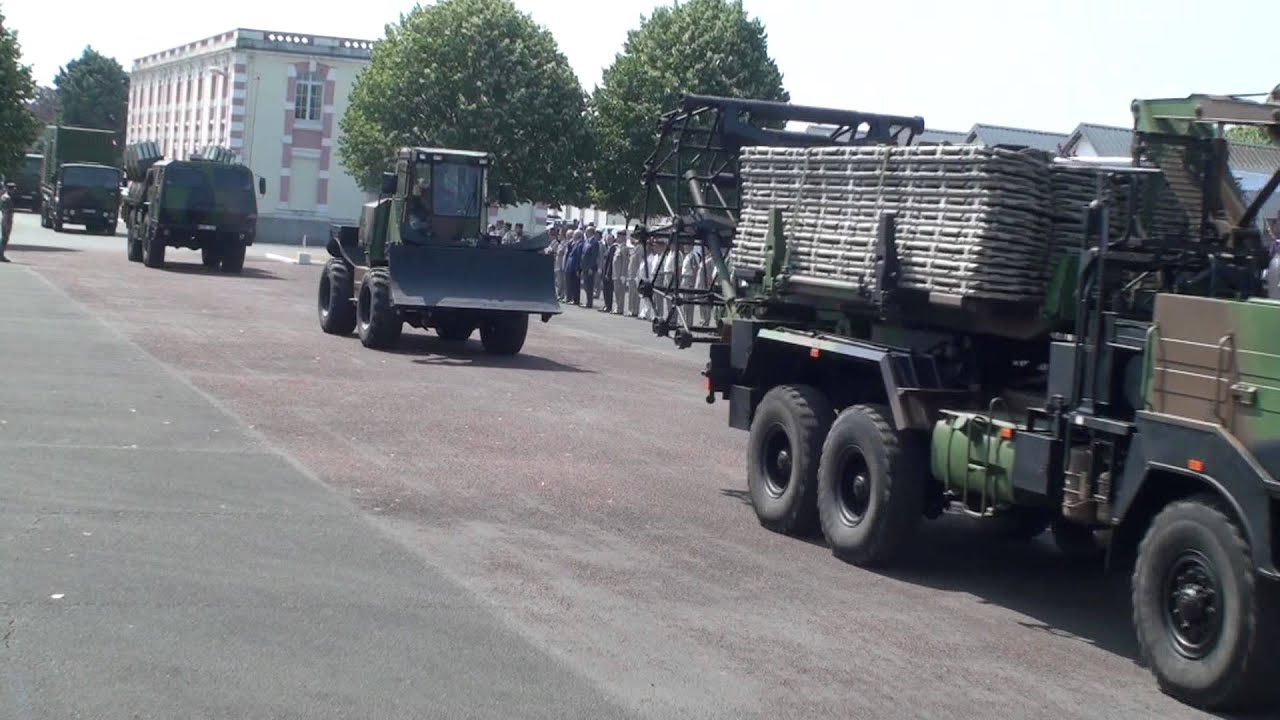 Passation de commandement du 6e régiment du génie