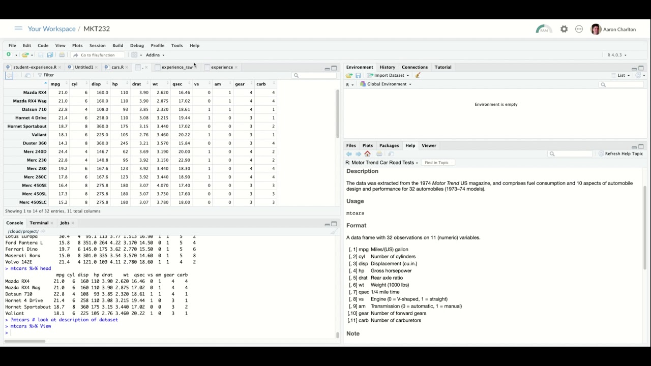 Quick intro: Multiple regression, logistic regression, interaction effects