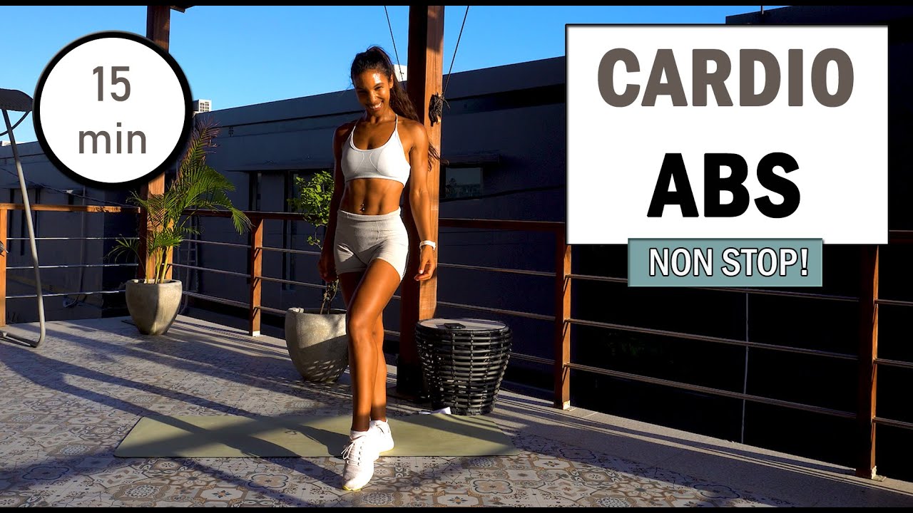 15 min Intense Nonstop CARDIO & ABS HIIT Workout | The Modern Fit Girl | Abs Workout | Fat Burn