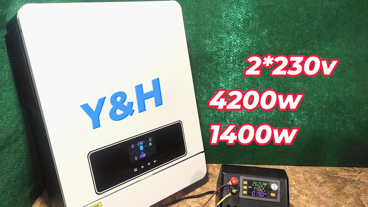 «Новий» ГІБРИДНИЙ ІНВЕРТОР «Y&H» 4,2КW-24V на два виходи 230 вольт