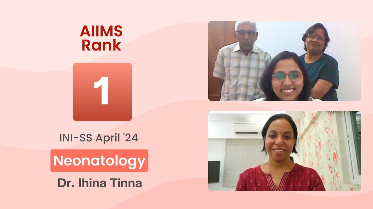 INI-SS Apr &rsquo;24 Neonatology, AML 1, Dr. Ihina Tinna in conversation with Dr. Suja Mariam Ganapathy