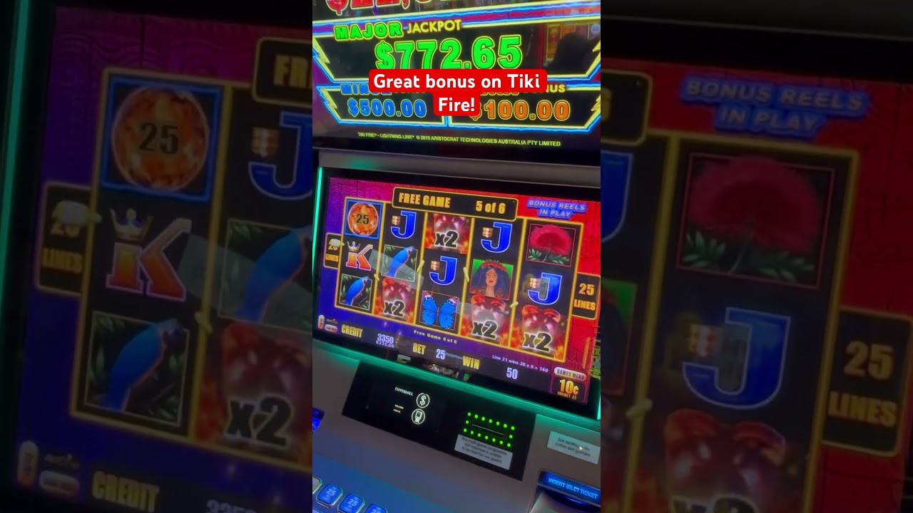 Great free games bonus on Tiki Fire! 