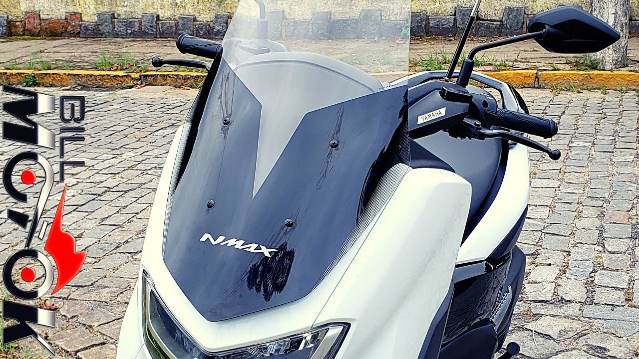 Vamos falar de bolha, retrovisores e antena corta pipa, NMAX 2021 ou outras scooters e motos.