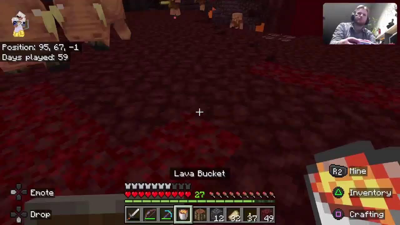 Live Minecraft survival world 29 with friends part 2